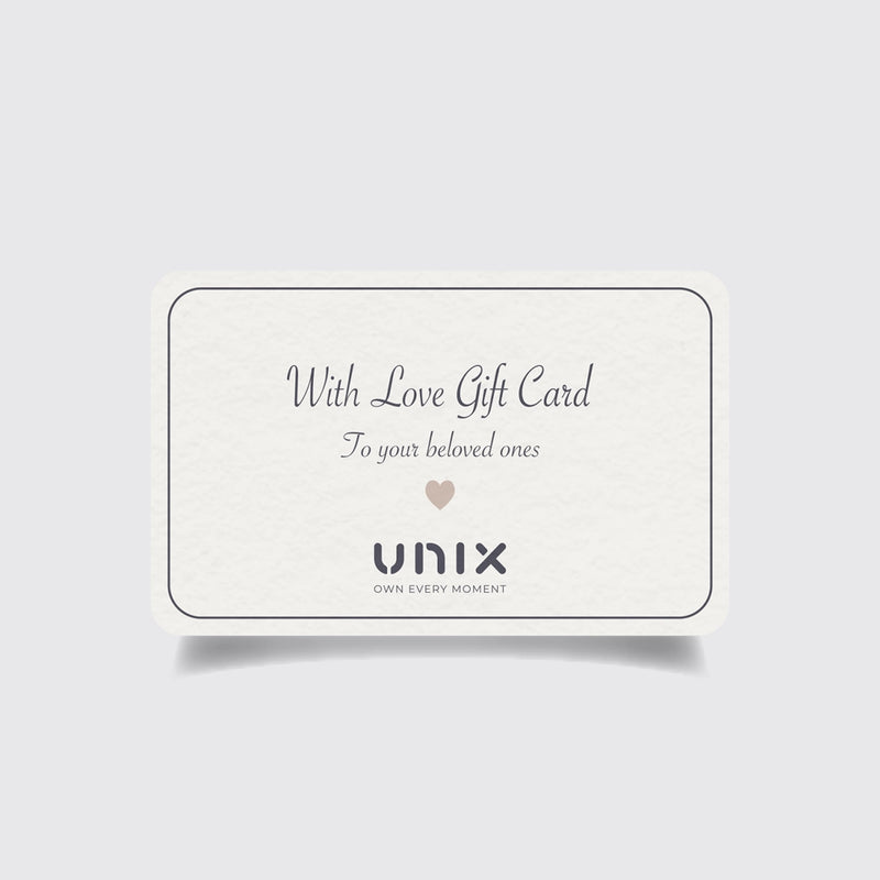 UNIX Gift Card - بطاقة هدية رقمية فاخرة للنساء للتسوق من متجر يونكس - UNIX