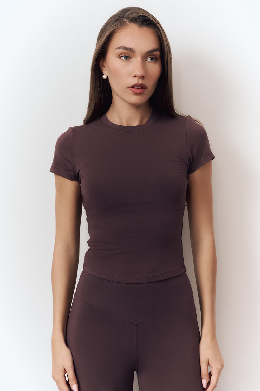 Dusk bamboo tee women clean lines everyday basic - UNIX | تيشيرت بامبو غسق نسائي بخطوط نظيفة قطعة أساسية يومية - UNIX