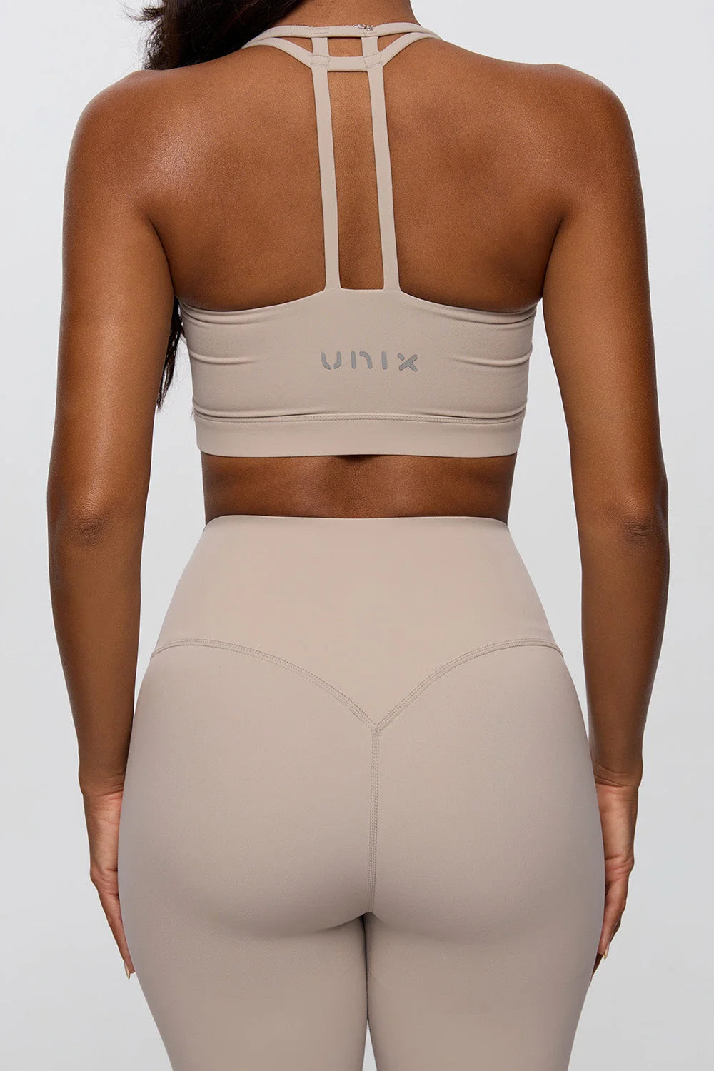 Vanilla bra top women back view supportive curve enhancing - UNIX | توب برا فانيلا نسائي من الخلف داعم يبرز جمال القوام - UNIX