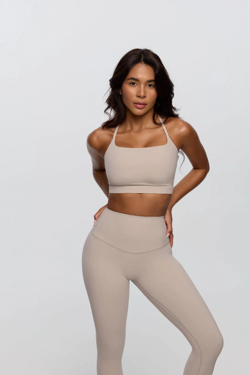 Vanilla leggings women side profile body sculpting fit - UNIX | ليقنز نسائي فانيلا من الجانب بقصة نحت تبرز جمال القوام - UNIX